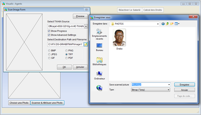 Boite Dialog Save Image
