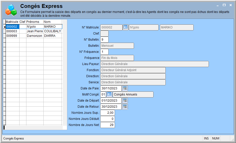 Cong Expres