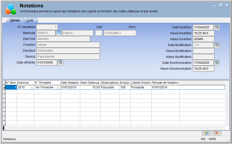 Form Notat