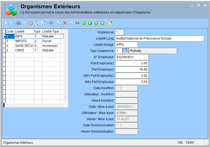 Form Org Ext